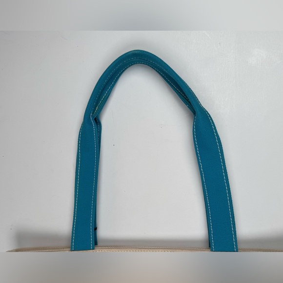 Guess Canvas‎ Turqouise Beach Tote Bag Embroidered Y2K Vtg (NWT) - Picture 13 of 13